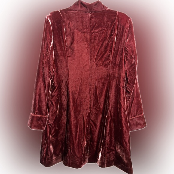 Soft Surroundings - Aria Velvet Jacket & Velvet Wide Leg Pant Set - Picture 7 of 14